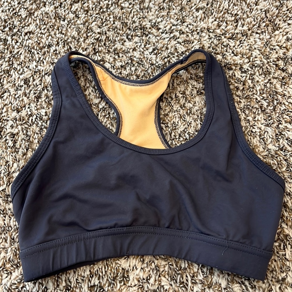 Grey small sport bra
